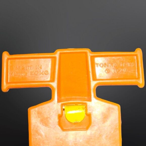 Vintage 1979 Tonka Racing Car No. 5 Tonka Toys Orange Plastic made in HK A2 - Picture 8 of 9